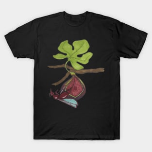 Fig Wasp with Tree Branch T-Shirt